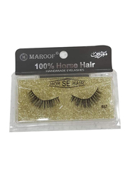 Maroof Mink 3D Hair Handmade Eyelashes, R57 Black, Black